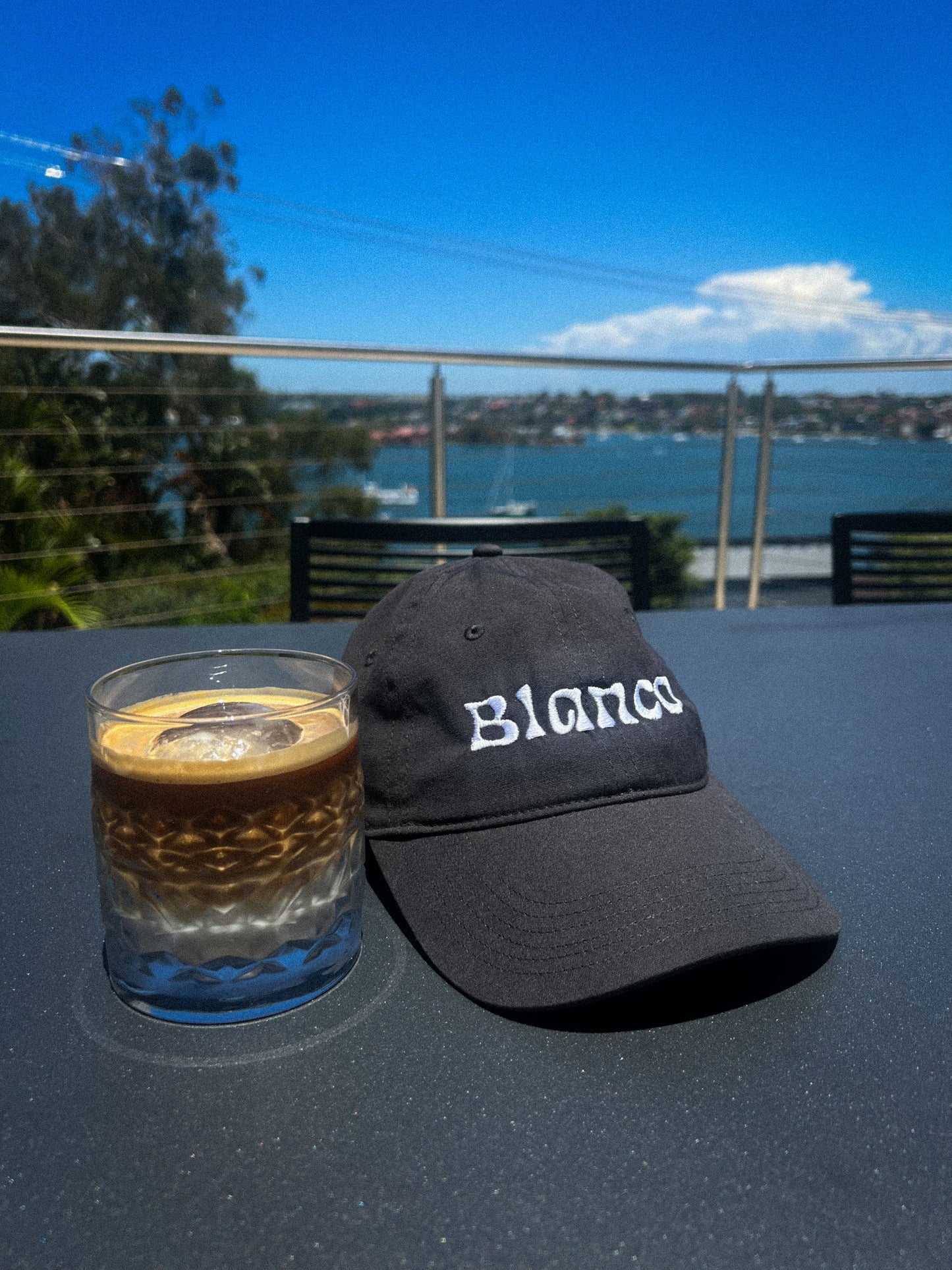 Blanco embroidered 5 panel cap